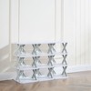 VECELO 4/5/6 Tier Vertical Narrow Shoe Rack, Freestanding Shoe Racks, Skinny Shoe Shelf, Compact Shoe Organizer for Small Spaces, Gray - 2 of 4