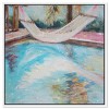 Art Remedy Poolside Hammock Chic Coastal Wall Art Framed - 2 of 4