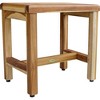 18" Eleganto ED999 Wide Teak Shower Safety Transfer Bench - EcoDecors - 3 of 4