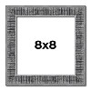 PosterPalooza | Square Distressed Black Picture Frame - UV Acrylic, Foam Board Backing, Hanging Hardware - 2 of 4