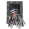 Costway Animated Halloween Decoration 18” Hanging Skull Prisoner with Light-up Eyes - 2 of 4