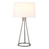 Hudson and Canal 28" Tall Table Lamp with Drum Fabric Shade - 4 of 4