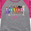Girls' Barbie Together  - Athletic Heather/Fuchsia - X-Large - 2 of 4
