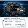 12V 2 Seater Ride on Car, Electric Remote Control Car for Kids with LED Lights, Music Players and Seat Belt, Children's Christmas and Birthday Gifts - 2 of 4