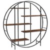 Kumasinova 10-Shelf Cubbyhole Bookcase, 53.15" Wooden Storage Bookshelf with Label Tags,  Bookcase Display Stand - 4 of 4