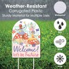 Big Dot of Happiness Let's Be Fairies - Party Decorations - Fairy Garden Birthday Party Welcome Yard Sign - 3 of 4