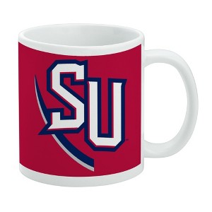 Shenandoah University Secondary Logo Ceramic Coffee Mug Novelty Gift Mugs for Coffee Tea and Hot Drinks 11oz White - 1 of 4