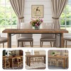 MAYEERTY Rectangular Dining Table, 71" Farmhouse Breakfast Table for 6 to 8 People - 4 of 4