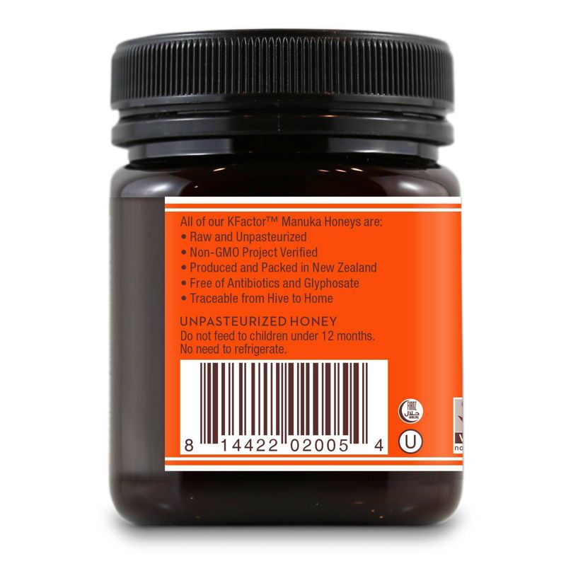 Wedderspoon Raw Monofloral Manuka Honey KFactor 16 - 8.8oz, 3 of 9