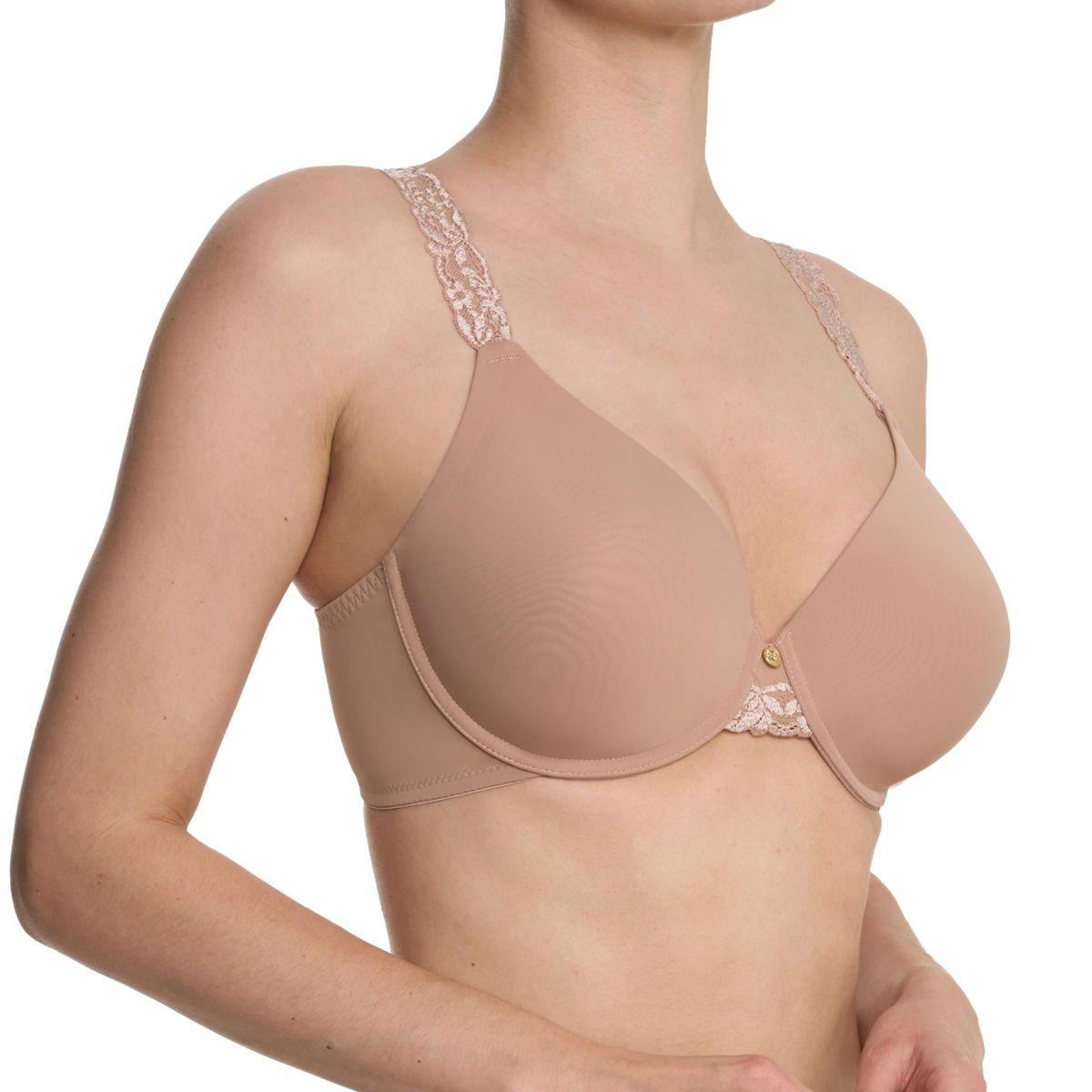 Natori Women's Body Doubles Lace Trim Full Fit T-Shirt Bra 736037 - thumbnail 6