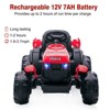 Ride On Tractor Toy for Kids, 12V Ride On Toy w/Trailer & Remote Control, Battery Powered Electric Vehicles with Safety Belt, Music for Toddler 3-10 - 2 of 4