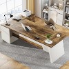 Tribesigns Modern 78" L-Shaped Executive Desk with Drawers and Lateral File Cabinet - 4 of 4