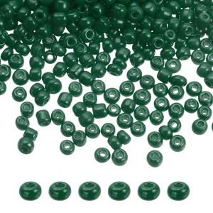 Unique Bargains Loose Craft DIY Earring Necklace Making Glass Round Beads 6000 Pcs - 1 of 4