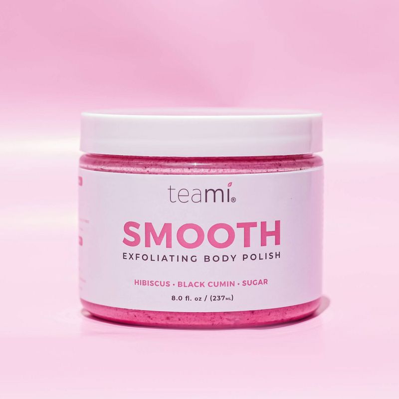 Teami Smooth Exfoliating Hibiscus &#38; Sugar Body Scrub - 8oz, 3 of 8