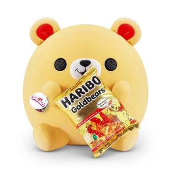 5 Surprise Snackles Series 1 Plush Gold Bear and Haribo