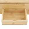 MegaChef 13 x 8 Inch Bamboo Tea Box Organizer with Acrylic Top Window - 4 of 4