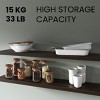INFURNIC Decorative Wall Shelf Floating Shelves Set for Displaying Books and Decor Minimalist Design Easy Installation, Black, 9.8"*47.3"*1.5" - 3 of 4