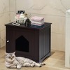 Costway Weatherproof Multi-function Pet Cat House Sidetable Nightstand - 4 of 4