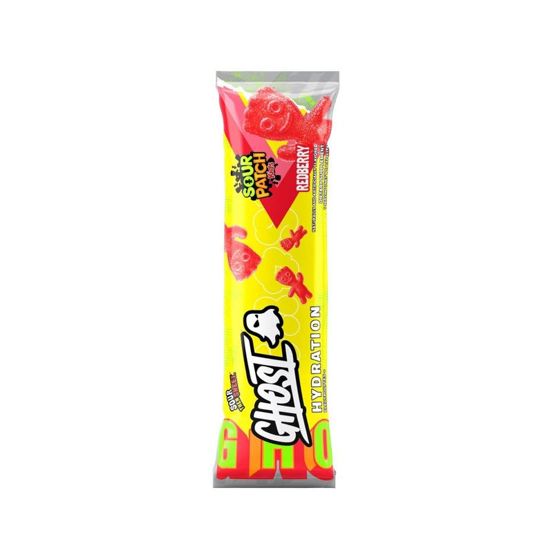 GHOST Sour Patch Kids&#39; Vegan Hydration Sticks - Redberry - 12pk, 4 of 8