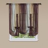 GoodGram Royal Ombre Crushed Semi Sheer Complete 6 Pc. Window Curtain & Valance Set - 2 of 4