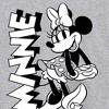 Men's - Disney - Minnie Black and White Long Sleeve Graphic T-Shirt - 2 of 4