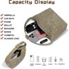 FATMOON Luxurious Suede Hobo Bag - Women's Woven Leather Shoulder Bag with Spacious Interior - 4 of 4