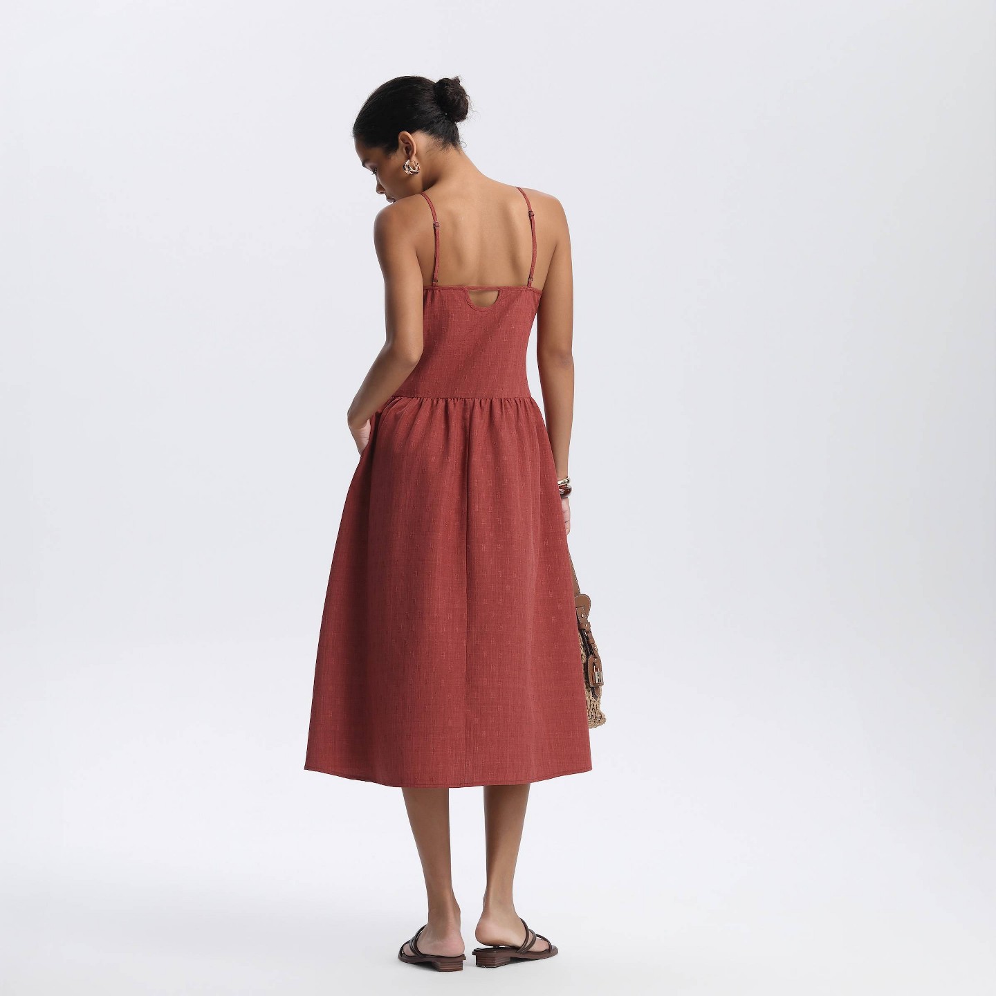 Женское платье A New Day Drop Waist Midi — фото 2