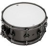 DW Collector's Series Satin Black Over Brass Snare Drum With Black Nickel Hardware 14 x 6.5 in. - 4 of 4