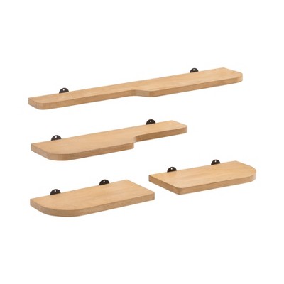 MH London Dale  36" Set of 4 Wall Mounted Shelves Mango Wood