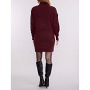 Women's Long Sleeve Turtleneck Sweater Tunic Dress | Motherhood Maternity - 2 of 4