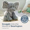 Bearington Baby Spouts The Elephant Plush, 12 Inch Elephant Stuffed Animal - 2 of 4