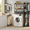 Aheaplus 31'' W Over-the-Toilet Storage Shelf with 2 Drawers and 4 Hooks for Restroom and Laundry - 2 of 4