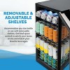 Newair 100 Can Beverage Fridge with Glass Door, Small Freestanding Mini Fridge in Stainless Steel, Compact Drinks Cooler, Single Zone Bar Refrigerator - 4 of 4