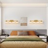 POWLIG Modern Bathroom Vanity Light with Square Crystal Shades - Luxury Lighting for Bedroom & Powder Room - 4 of 4