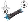 Novelty Lights 20 Light Incandescent Craft Mini Christmas String Lights Brown Wire 8.5 feet - 2 of 4