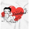 Betty Boop Fearless Girl Power Womens Graphic T Shirt Tees Brisco Brands - 2 of 4
