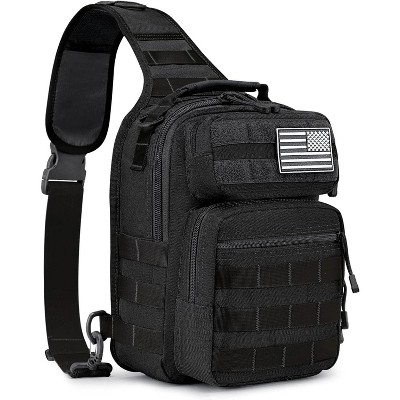 Tactical Sling Bag Backpack Military Rover Shoulder Sling Pack Molle EDC Small Crossbody Chest Pack