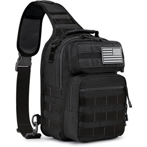Tactical Sling Bag Backpack Military Rover Shoulder Sling Pack Molle EDC Small Crossbody Chest Pack - 1 of 4