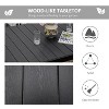 29.3''  Patio Dining Tables for 6 Person, Rectangular Patio Table - 4 of 4