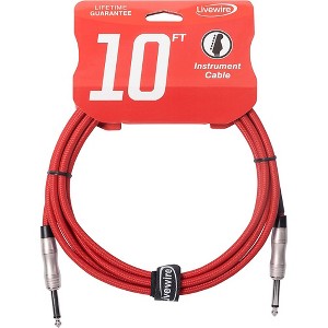 Livewire Braided Instrument Cable with Ergonomic Connectors - 1 of 4