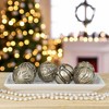 AuldHome Bowl Filler Decorative Orbs (Gold, Set of 6); Resin Spheres for Living Room / Home Decor - 2 of 4