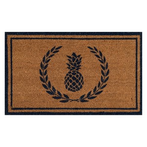 Park Pineapple Coir Doormat - Erin Gates by Momeni - 1 of 3