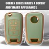 Unique Bargains 4 Buttons TPU Smart Keyless Entry Remote Control Key Fob Case for Buick Green - 2 of 4