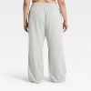 Women's Fleece Wide Leg Sweatpants - Auden™ - 2 of 3