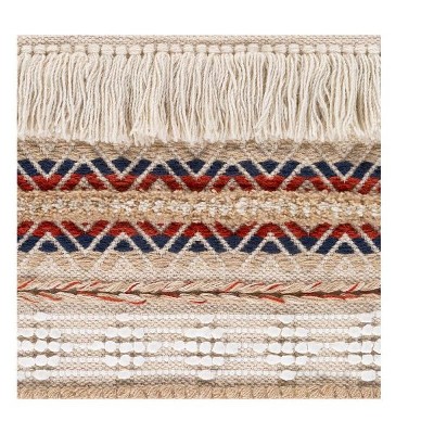 Niederndorf 32" Khaki and Multicolor Macrame Wall Hanging