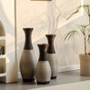 Dexmalle 3Pieces of Classic Brown Decorative Floor Artificial Vine Vase - 2 of 4
