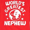 Boys' - Instant Message - World's Greatest Nephew Long Sleeve Graphic T-Shirt - 2 of 4