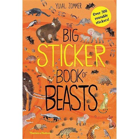 The Big Sticker Book Of Beasts By Yuval Zommer Paperback - roblox ultimate avatar sticker book promo code for free