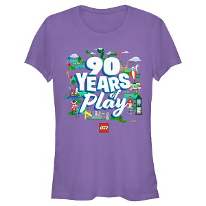 Juniors Womens LEGO® 90 Years of Play T-Shirt - 1 of 4