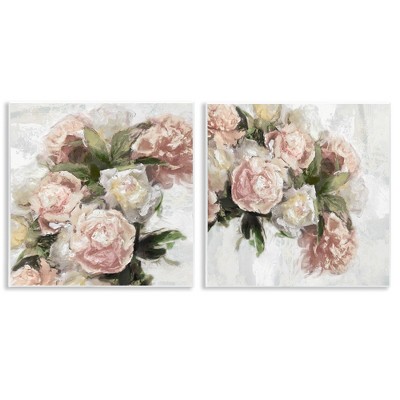Stupell Industries Traditional Peony Blossoms Arrangement, 12" x 12"